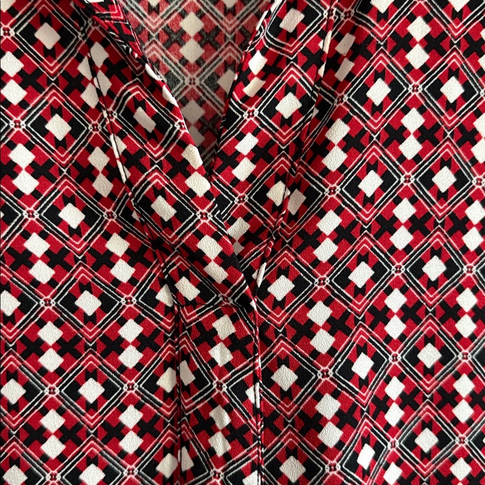 Dana Buchman red top L - Picture 6 of 6